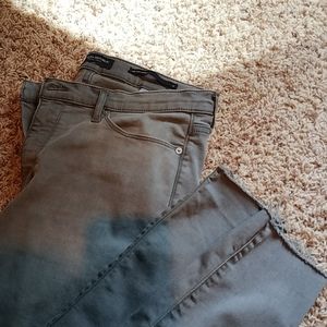 Banana Republic gray skinny jeans